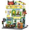 Bloques de construcción para centros comerciales, modelo modular de tienda
