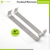 Cynamed Premium Farabauf Dissecting Retractors, Set of 2, 6 in.