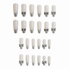 BABALAL Press on Nails Long Coffin Nails Supplies French Tip