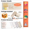StyloVue 100 Pieces Peel and Stick Backsplash for Kitchen, 3"