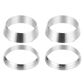 PATIKIL 3/4" Tube OD 304 Stainless Steel Compression Tube Fitting Sleeve 2 Pack Double Ferrule Ring Tubing Fitting Assortment Kit, Silver
