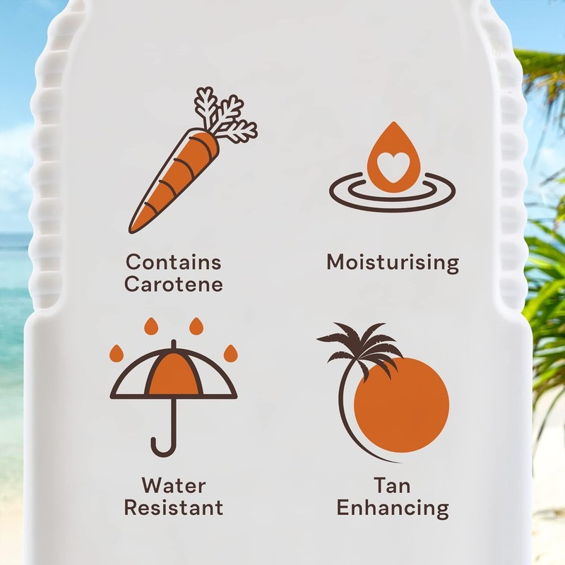 Malibu Fast Tanning Oil with Carotene 200 ml