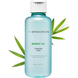 BRING GREEN Bamboo HYALU Hydrating Toner | Mild Daily Refreshing Toner formulated with Hyaluronic Acids to Provide Deep Hydration to Dry, Dull Skin 8.45 Fl. Oz., 250ml