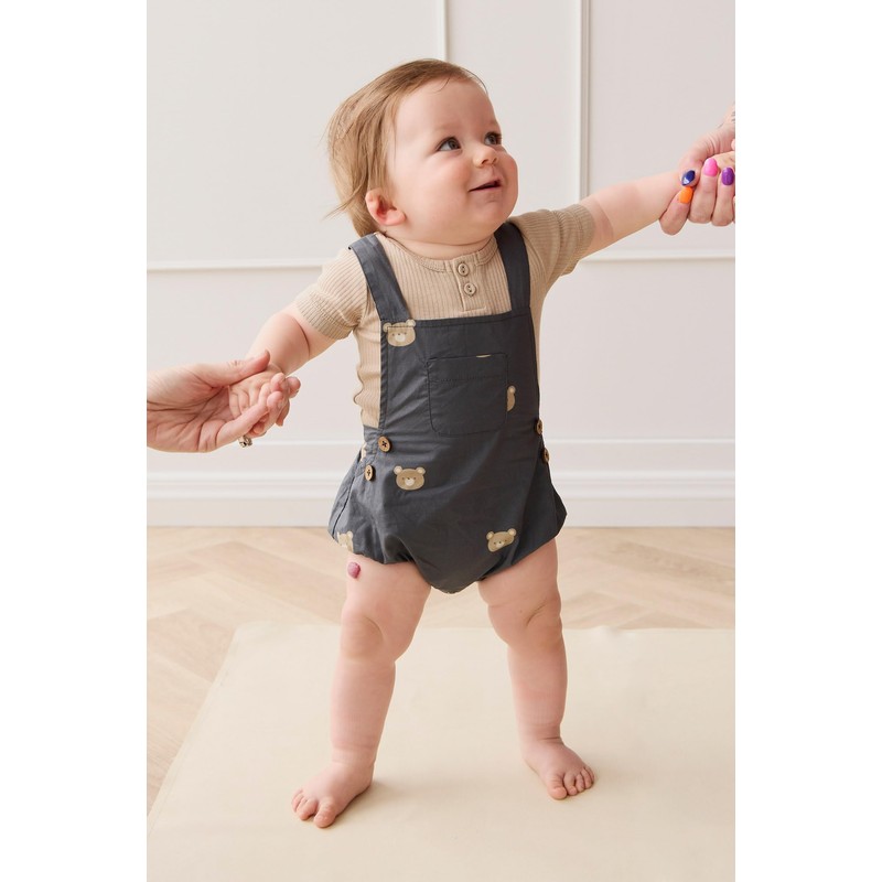 Jamie Kay JBFO252050 Baby Bobbie Bears Shadow OC Playsuit, navy