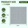 samsto Kitchen Cloths 100% Cotton, Grey Waffle Dish Cloths for