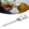 Dial Caliper Vernier 0.02 Double Shock Stainless Steel Manual Measuring