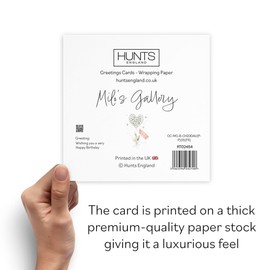 Hunts England - 20th Daughter Contemporary Hearts Birthday Card - Luxury Gold Foil - Milo's Gallery - Age 20 Champagne, Hearts Pretty Birthday Card For Daughter - Age Twenty - Fabulous Pink Envelope