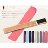 Kyoetsu Women's Hand Fan, Pure Silk, Plain, Tea Bone Set,