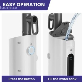 Steam Mop, Steamer Mops for Hardwood/Tile/<wbr/>Laminate Floors Carpet, 2 Washable Pa1