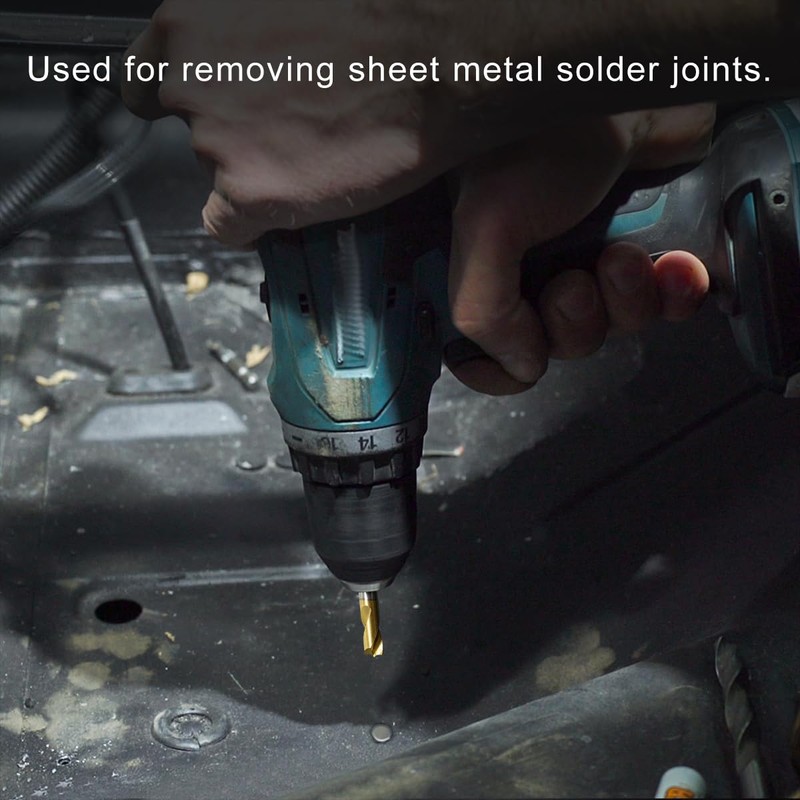 SHMZK 3 PCS Spot Weld Drill Bits, 6.5MM 8MM 10MM