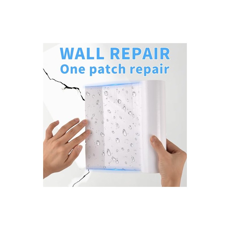 Wall Patch Repair Roll, 7.87" x 32.8' Waterproof Self-Adhesive Tape