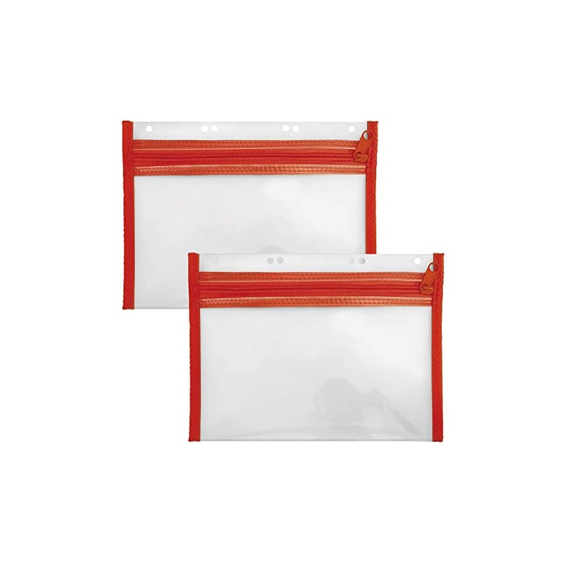 VELOFLEX A435002 Document Case with Zip, Pack of 2, DIN