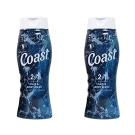 Coast Hair and Body Wash, Classic Scent, 2- 18 Fl Oz Bottles