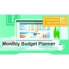 Excel Monthly Budget Planner Worksheet (Excel) w/Instructions (DIGITAL)