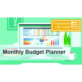Excel Monthly Budget Planner Worksheet (Excel) w/Instructions (DIGITAL)