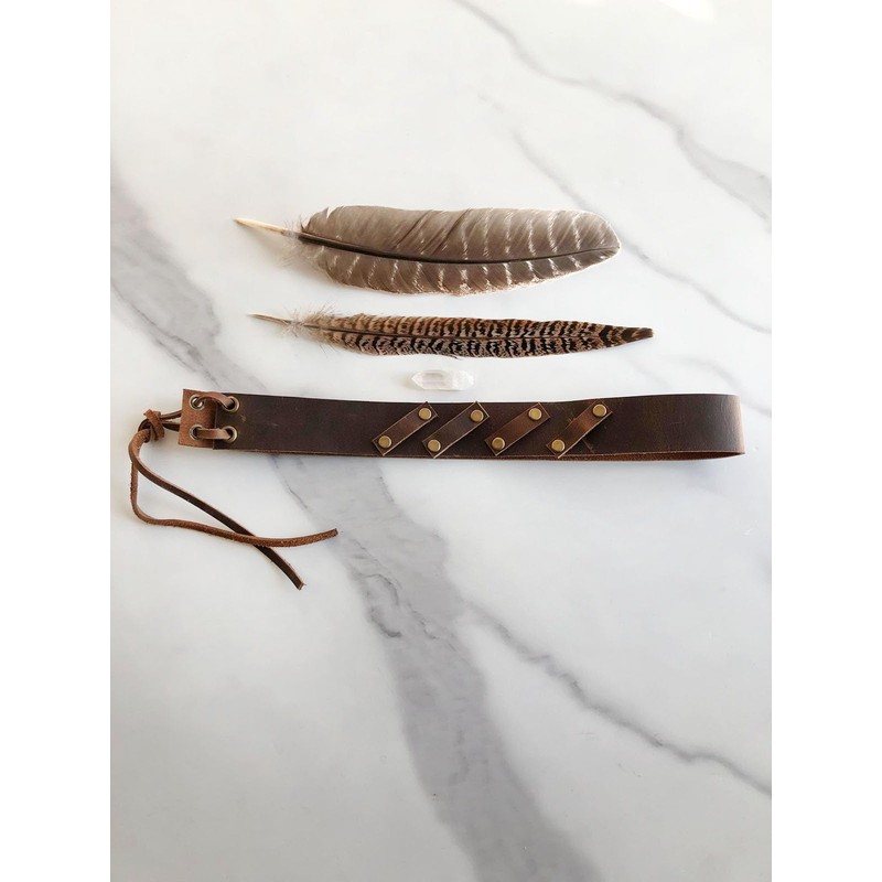 TCOMVEZ Hat Bands for Women Cowboy Hat Band Genuine Leather