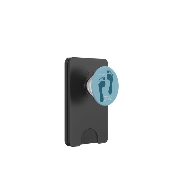 Walking is the best medicine Hippokrates Zitat PopSockets PopWallet für