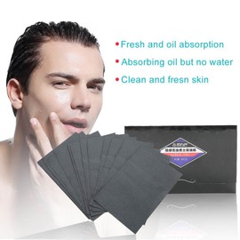 Oil Control Paper, 80Pcs/pack Men Blotter Face Oil Control Absorbing Paper Blotting Tissues, Oil Blotting Paper Sheets, Oil Absorbing Facial Sheets, Portable Blotting Papers for Face and Nose