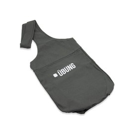 ubung Yoga Bag Large Sport Gym Exercise Carrier Bag with Large and Small Pockets Long Carry Strap Fits Most Size Mats Dark Grey Washing Machine Safe 88cm x 29cm