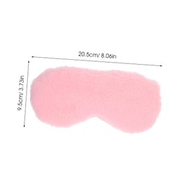 Mikinona 4Pcs Breathable Eye Masks Soft Silk Eye Patches for Home Travel Comfortable for Rest Relaxation