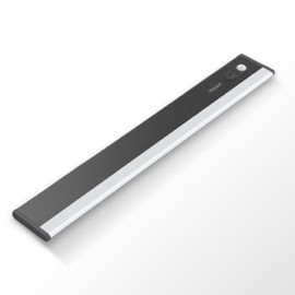 12" Under Cabinet Lighting, 66 LED Motion & Light Sensor Indoor, Rechargeable LED Closet Lights with Stepless Dimming, 4000K Battery Operated Lights for Counter/Kitchen/Wardrobe/Hallway/Stairs
