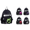 Banned Apparel Kitty Speaker Backpack Fish-Bone Purse 3.5mm Aux, Green