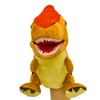 lilizzhoumax Simulation Parasaurolophus Hand Puppet Plush Toy, Stuffed Animal Plush
