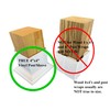 4 x 4 inch Vinyl Two-Piece, Split Style Post/Sleeve Base