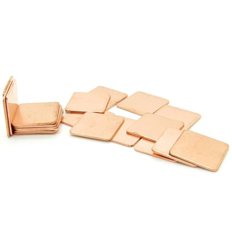 IC Chipset GPU CPU Thermal Heatsink Copper Pad Shim Size