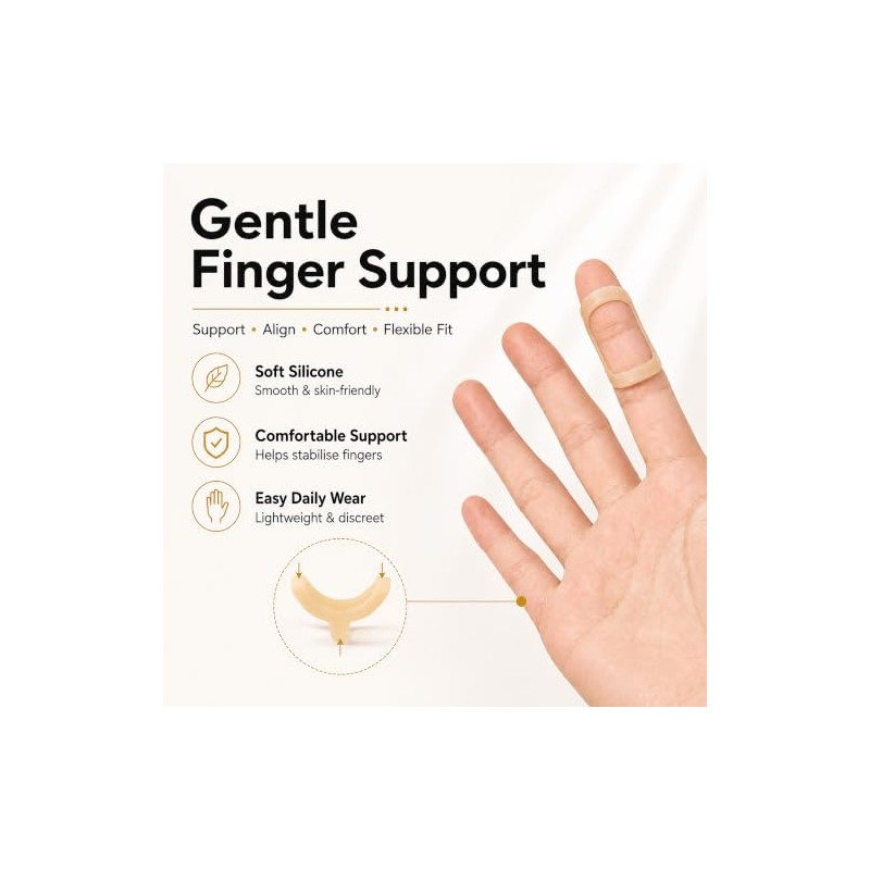 14 Pcs Oval Finger Splints, Waterproof Finger and Thumb Support