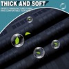 Conbo Mio No Hook Shower Curtain with Snap in Liner