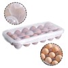 18 Grid Eggs Carrier Container, Plastic Egg Holder Trays, Storage