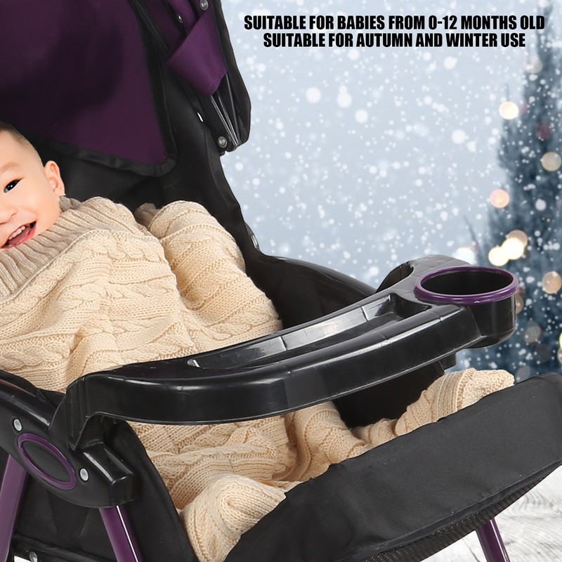 Baby Swaddle Stroller Blanket Wrap Warm Newborn Infant Sleeping Bag