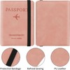 2 Unidades Cartera para Pasaporte RFID, 2 Packs Pasaporte Funda