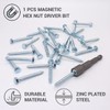 SKIR'CO (Pack of 80) DIN 571 Zinc Plated Steel Hex