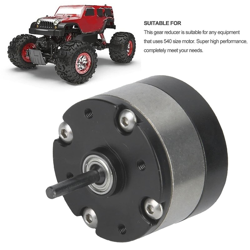 Gear Reducer Motor, RC Motor, Durable, Compact Design, Metal Product,