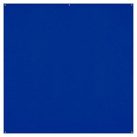 Westcott X-Drop Pro Wrinkle-Resistant 8' x 8' (2.44 x 2.44m) Backdrop for Headshots, Photoshoots, Group Portraits, Video Interviews, & Photo Booths - Portable and Travel Friendly (Royal Blue/Chroma)