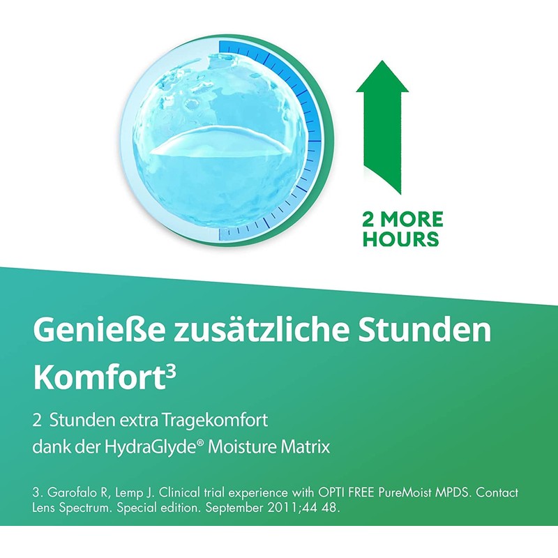 Opti-Free PureMoist contact lens care solution, single bottle, 1 x