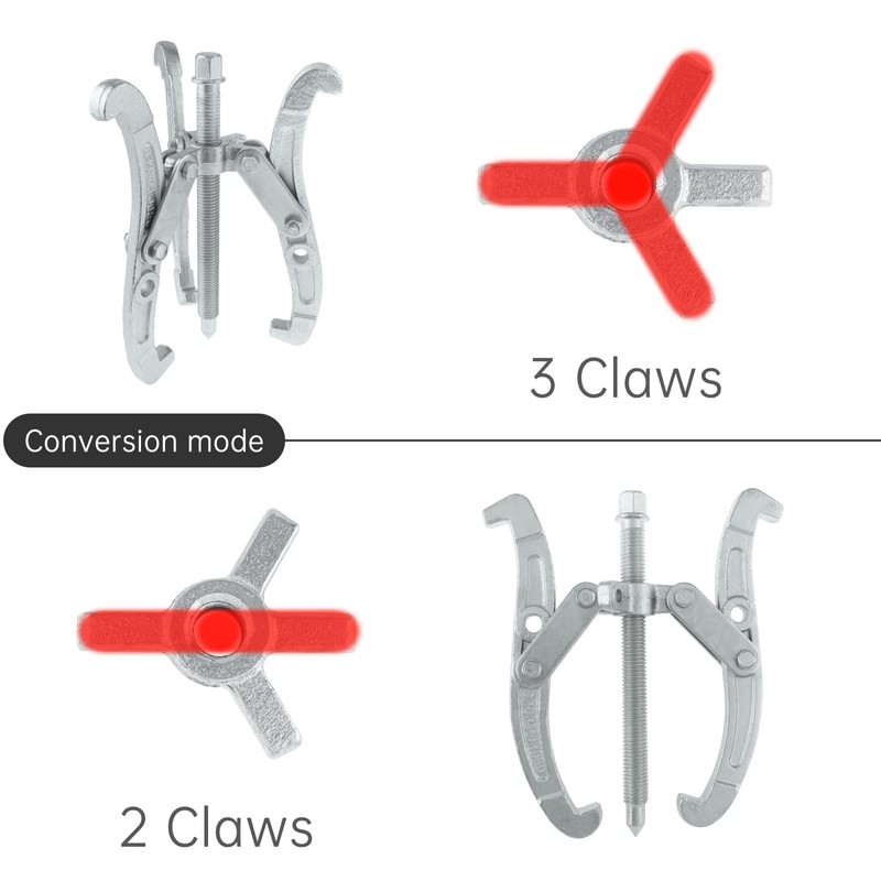 ChgImposs 6 Inch 3-Jaw Gear Puller, 2 Jaw 3 Jaw