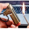 Jobon Waterproof match striker lighter key chain,Survival Tool Oil Flame