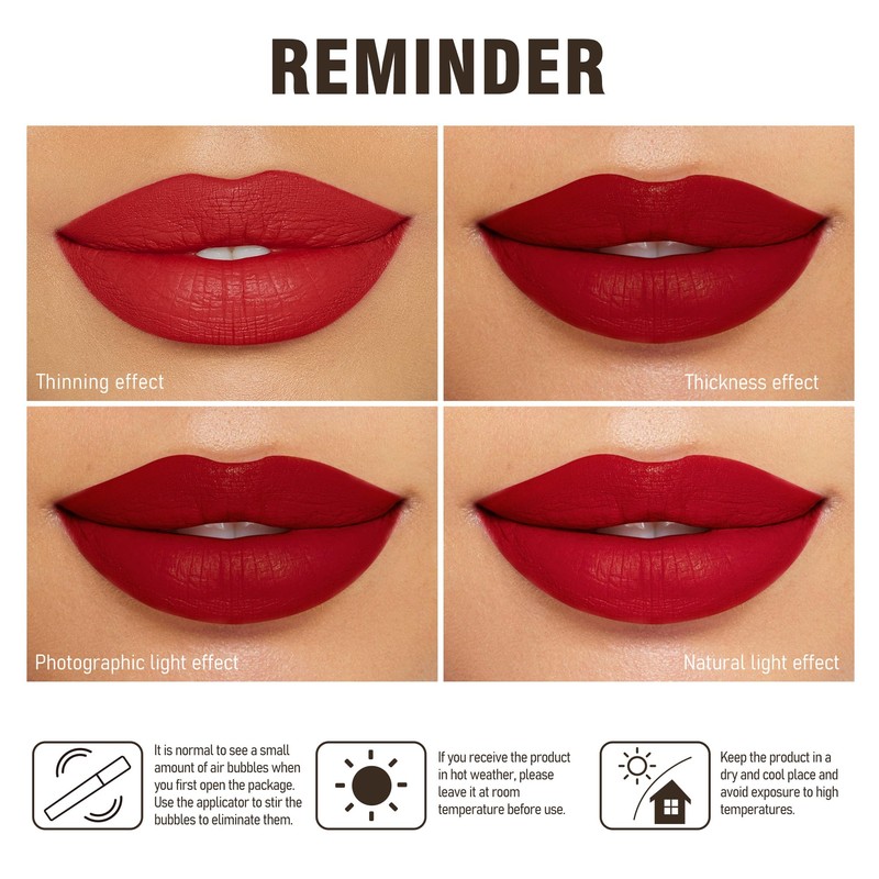 HOOMUSS Blue Lipstick Long Lasting, Matte Liquid Lipsticks for Women