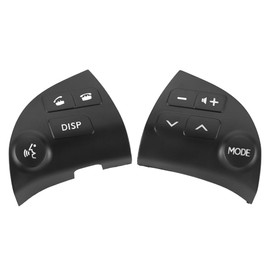 Guteauto 2Pcs Left and Right Side Steering Wheel Volume Control Switch Button Fit for Lexus ES350 6 Cyl 3.5L 2007-2010 (2GRFE; 2GRFE; GSV40L-BETGKA) Replace 84250-33190-C0