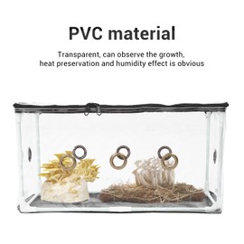 Still Air Box, Mushroom Growing Kit, PVC Clear Mushroom Grow Tent for Mushroom Lovers, Mushroom Mycology Fume Hood Propagation Stations for Home Scientists