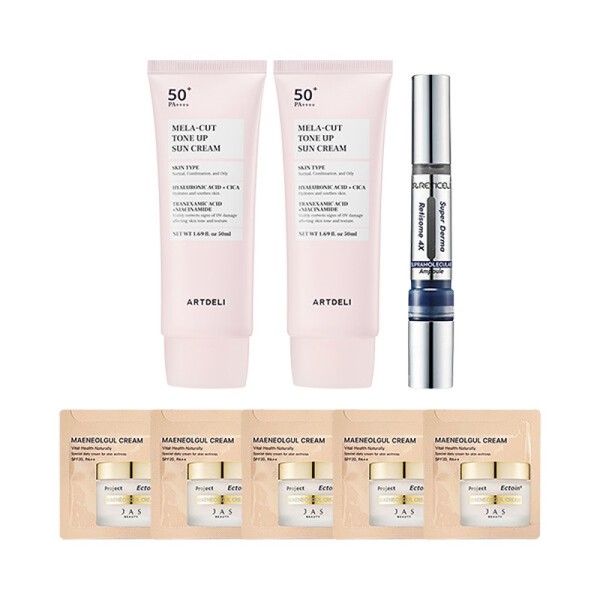 Art Deli Tone-up Sunscreen 50ml x2 + Jas Doctor 4X