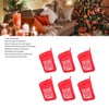 6Pcs Christmas Pot Holders with Pocket Heat Resistant Hot Pad