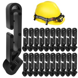 Lenporl Hard Hat Light Clips 20 Pack,Hard Hat Clips for Headlamp,Hard Hat Headlamp Clips for Cap Style Hard Hat