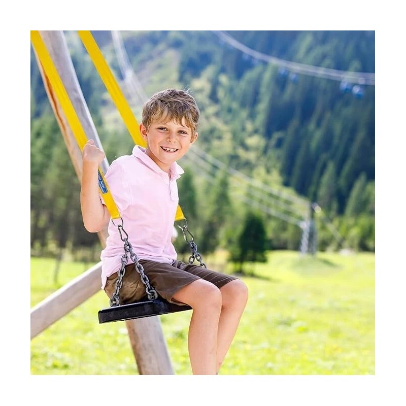 10ft Tree Swing Hanging Kit, Safe Straps with Carabiners, 2,200lb