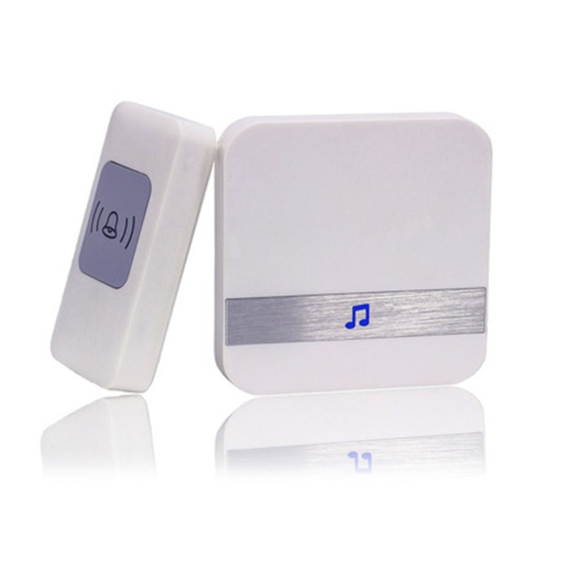 Wireless Doorbell Transmitter Receiver Emergency Caregiver Pager 300M Long Distance