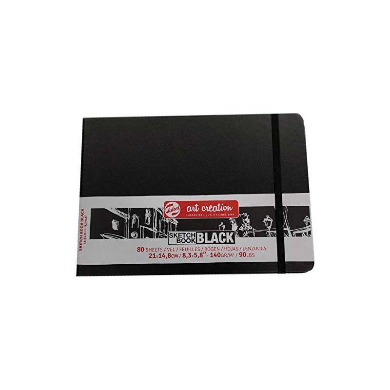 Sketch Book Black Artcreation 21 x 14.8 cm Landscape