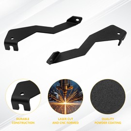 Riasdy F150 Hood Light Mount Brackets, Ditch Light Brackets Front A-Pillar LED Pods Mounts LED Cube Work Light Pods Mounting Brackets Compatible with F150 Raptor F150 2004-2014